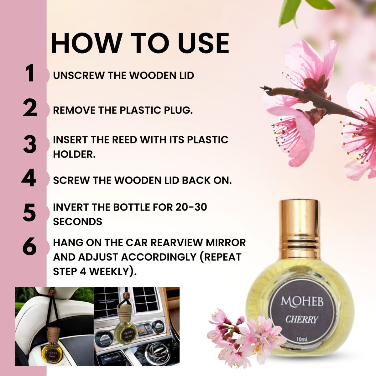 cherry car freshener, car freshener, moheb car freshener