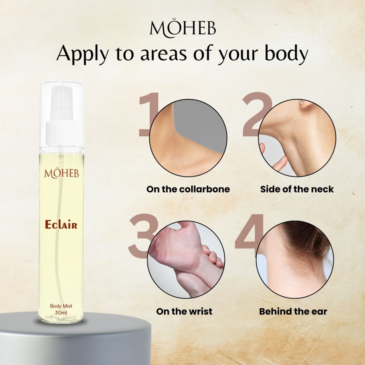 eclair mist, moheb eclair mist