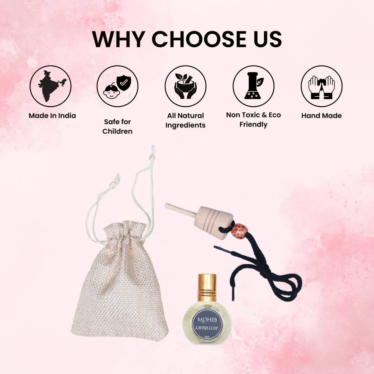 lavish lust car freshener, car freshener, moheb car freshener